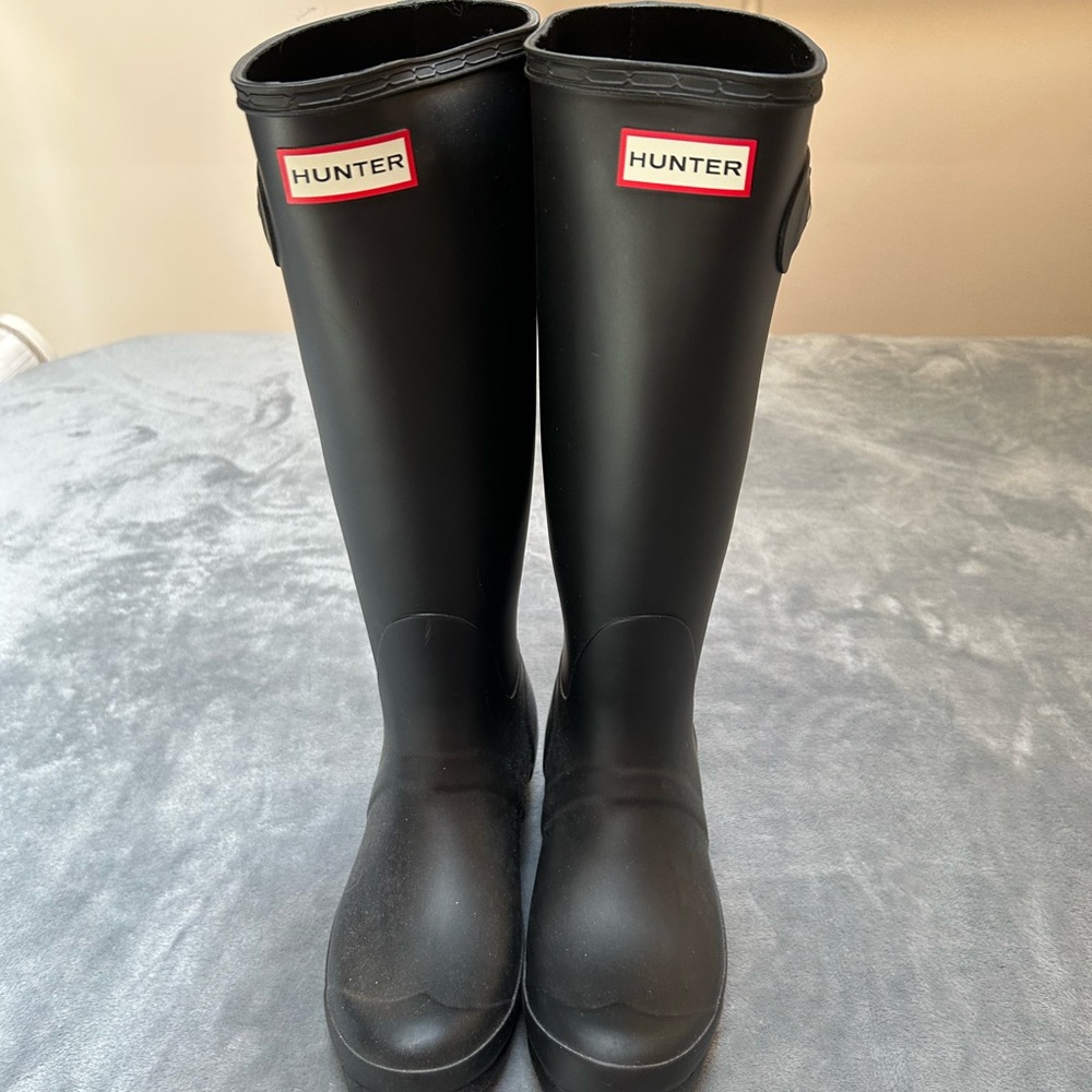 Hunter Black Women's Rain Boots